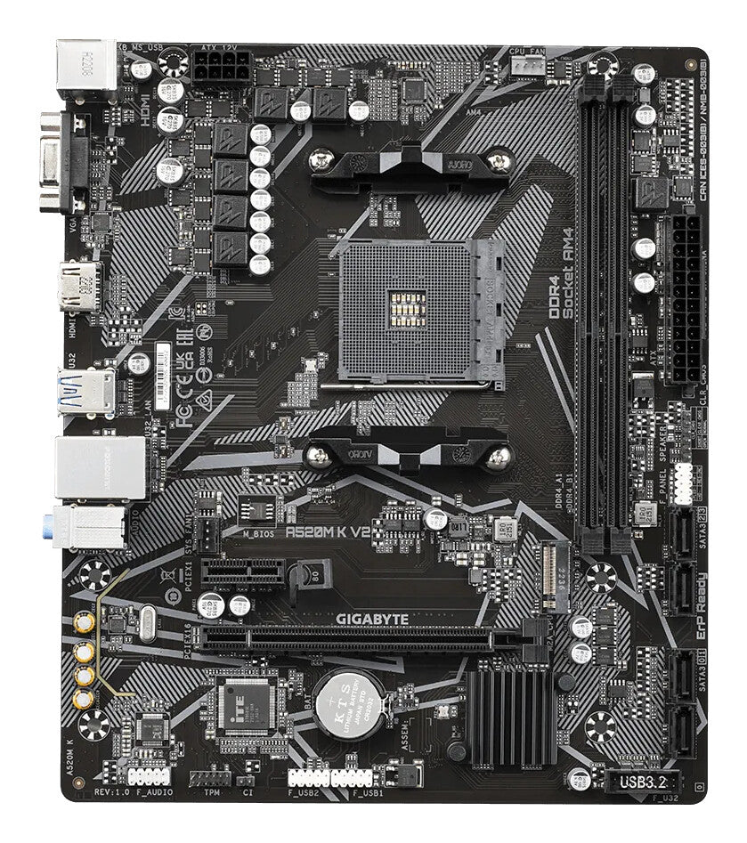 GIGABYTE A520M K V2 Motherboard - image 3