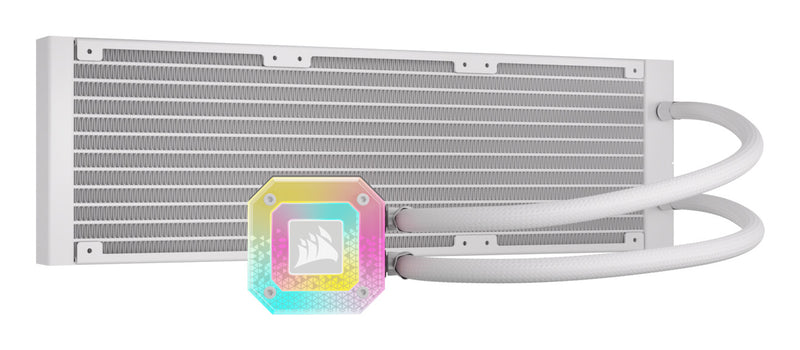 Corsair CW-9060073-WW computer cooling system Processor All-in-one liquid cooler 12 cm White 1 pc(s)