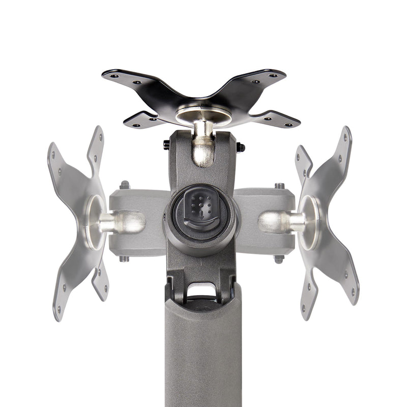 StarTech.com Desk Mount Monitor Arm, Up To 32" Display, Max 22lb/10kg, VESA 75x75/100x100, C-Clamp, Fully Articulating, Mechanical Spring, TAA-compliant