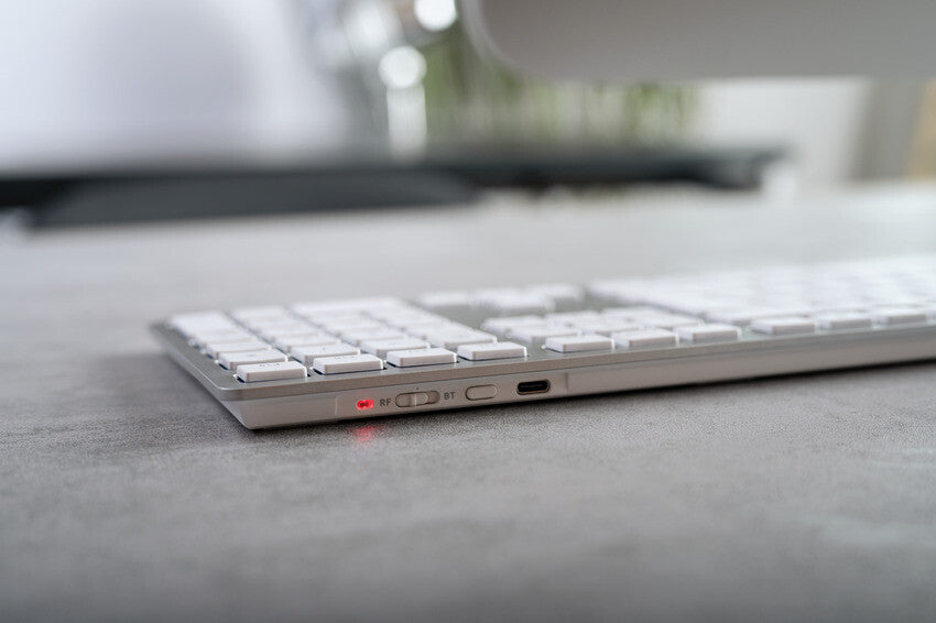 CHERRY KW 9100 SLIM FOR MAC keyboard Universal USB + Bluetooth QWERTY Nordic Silver - image 5