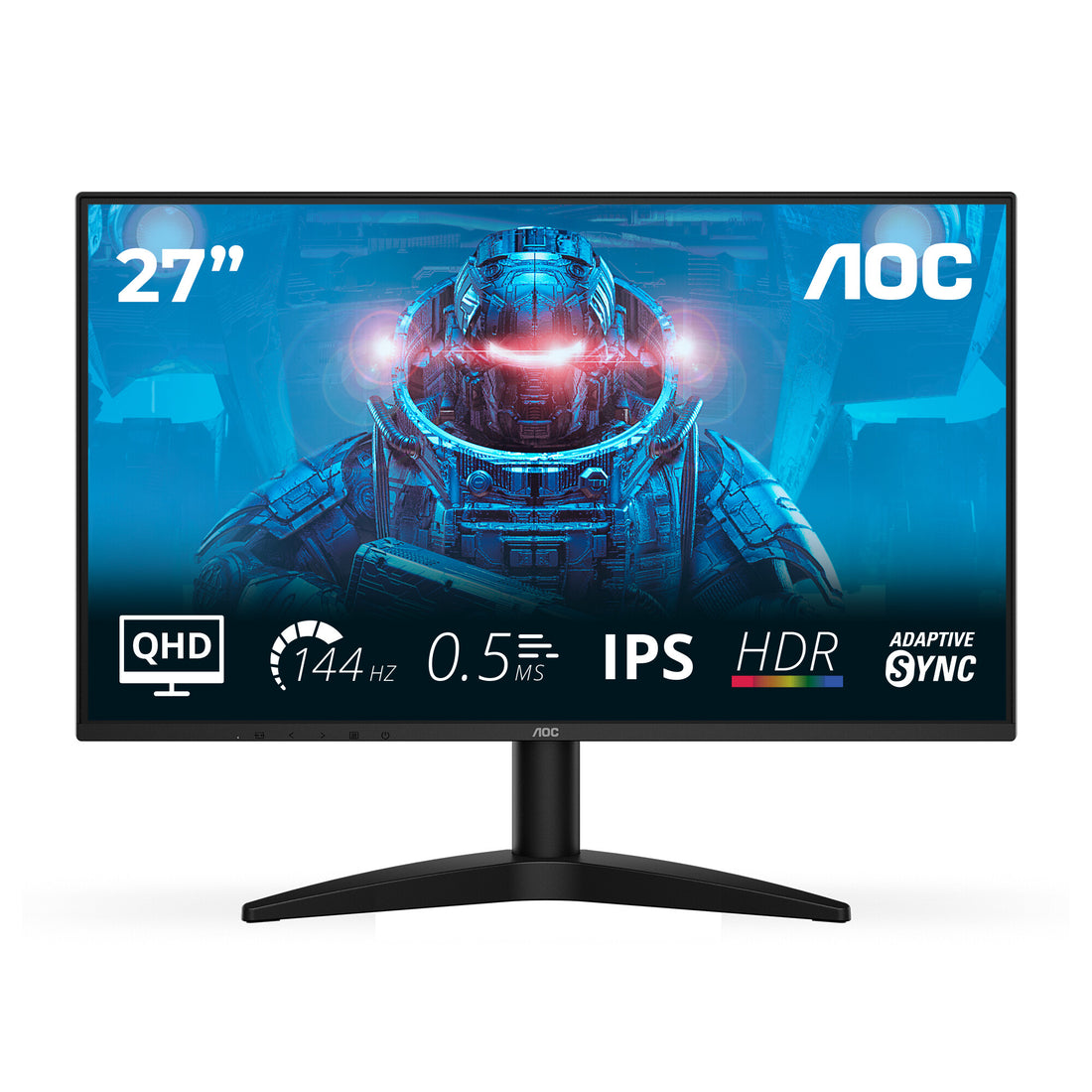 AOC B3 Q27B36X computer monitor 27" 2560 x 1440 pixels Quad HD LED Black