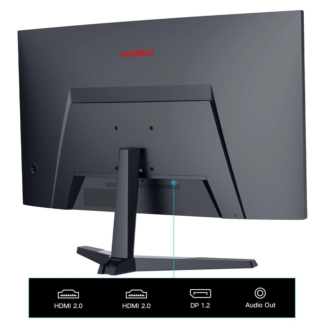 Koorui 27" FHD 180Hz Curved Gaming Monitor (27E6CA)