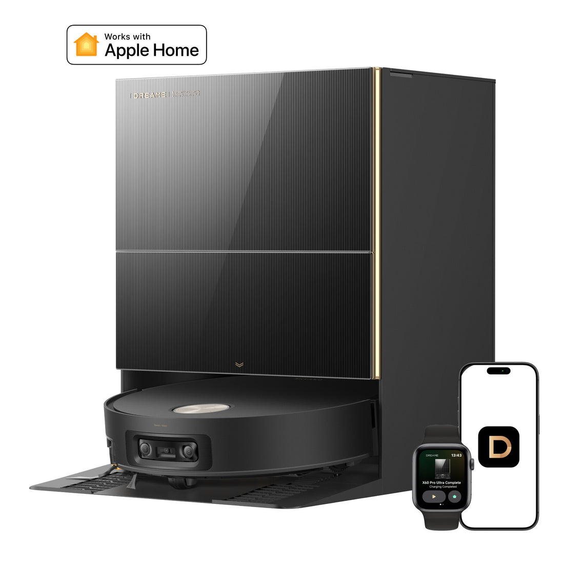 Dreame X60 Pro Ultra Complete smart robot vacuum & mop - Black