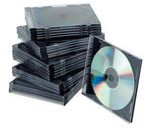 Q-CONNECT KF02210 storage media case Floppy disk case Black, Transparent