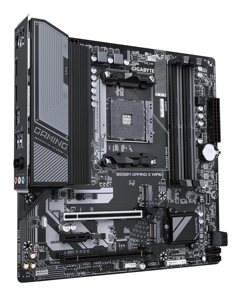 GIGABYTE B550M GAMING X WIFI6 Motherboard - AMD Ryzen 5000 CPUs, 5+3 P ...