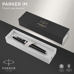 Parker IM Fountain Pen Black Barrel - Blue Ink