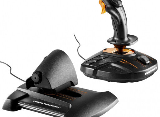 Thrustmaster T-16000M FCS Hotas Black, Orange USB Joystick Analogue / Digital PC