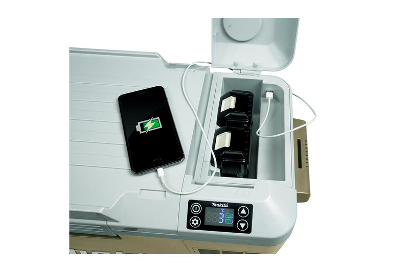 Makita DCW180ZO cool box 20 L Electric Grey, Olive