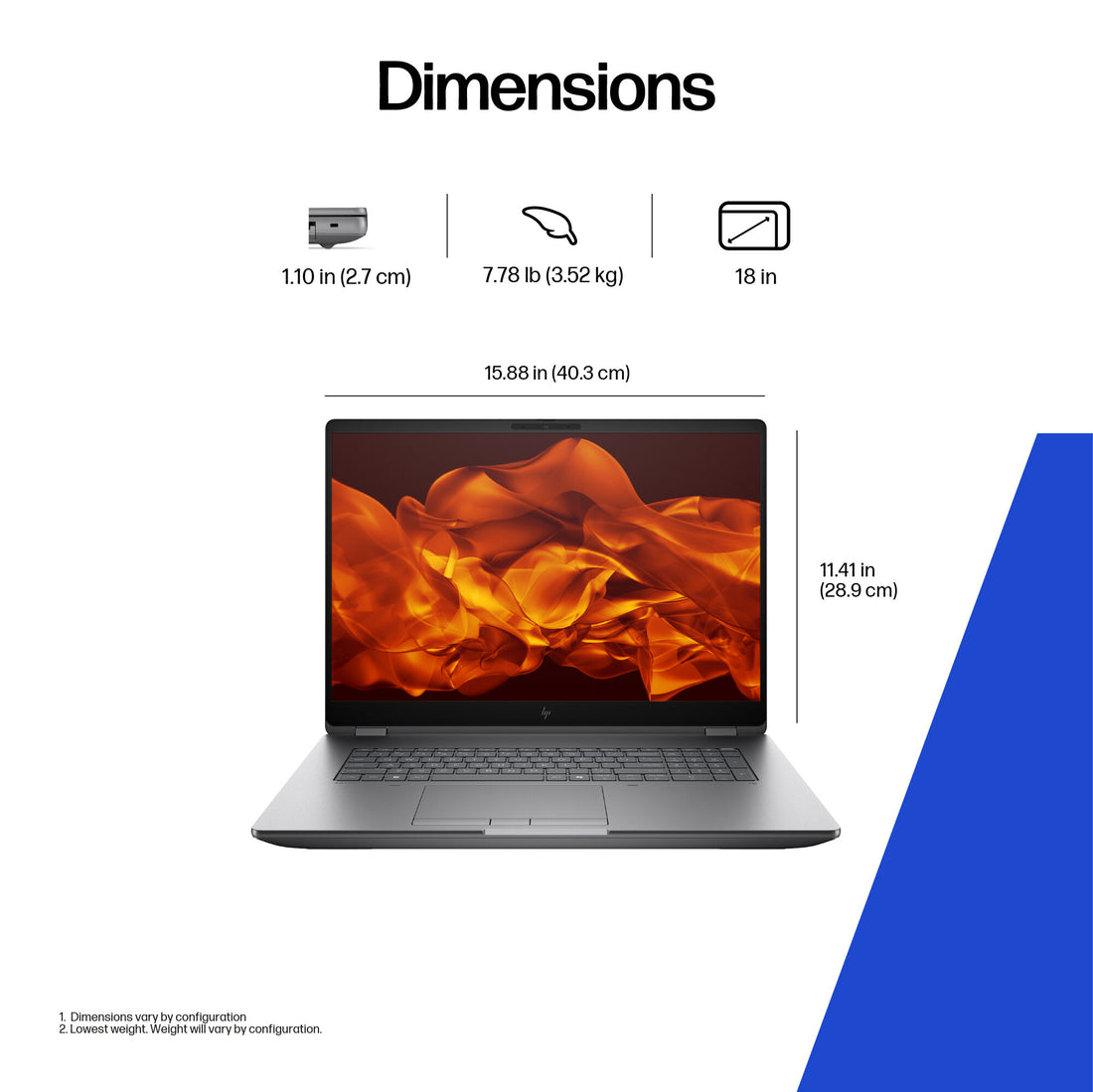 HP ZBook Fury G1i Data Science Intel Core Ultra 7 255HX Mobile workstation 18" WQXGA 32 GB DDR5-SDRAM 1 TB SSD - image 4