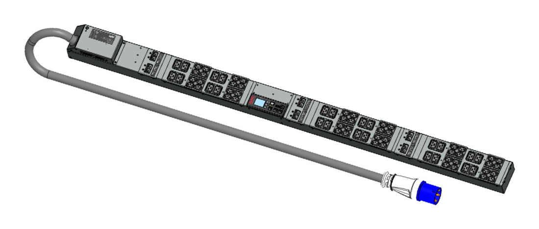 APC APF8896ID-RED02 power distribution unit (PDU) 48 AC outlet(s) 0U Blue, Black