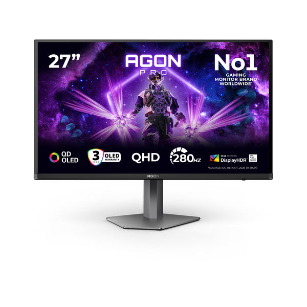 AOC AGON PRO 26.5" QHD 280Hz QD-OLED Monitor (AG276QZD2)