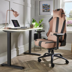 X Rocker | ONYX Office Gaming Chair - Powder/Slate Grey