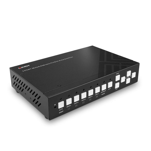 Lindy 5 Port Seamless Multiview KVM Switch | Back to the Office