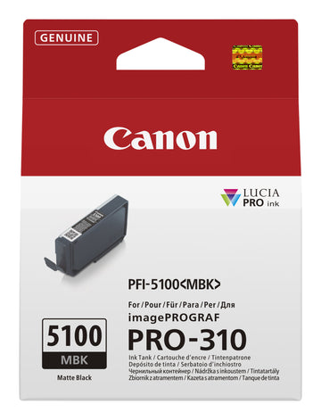 Canon PFI-5100 MBK ink cartridge Original Matte black