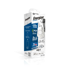 Energizer A20MUL mobile device charger Universal White AC Indoor