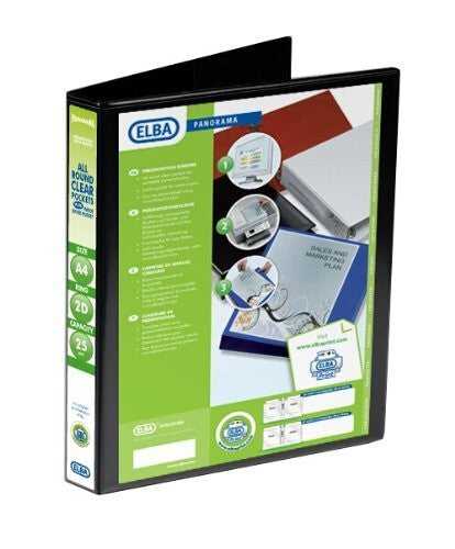 Elba 400008411 ring binder A4 Black