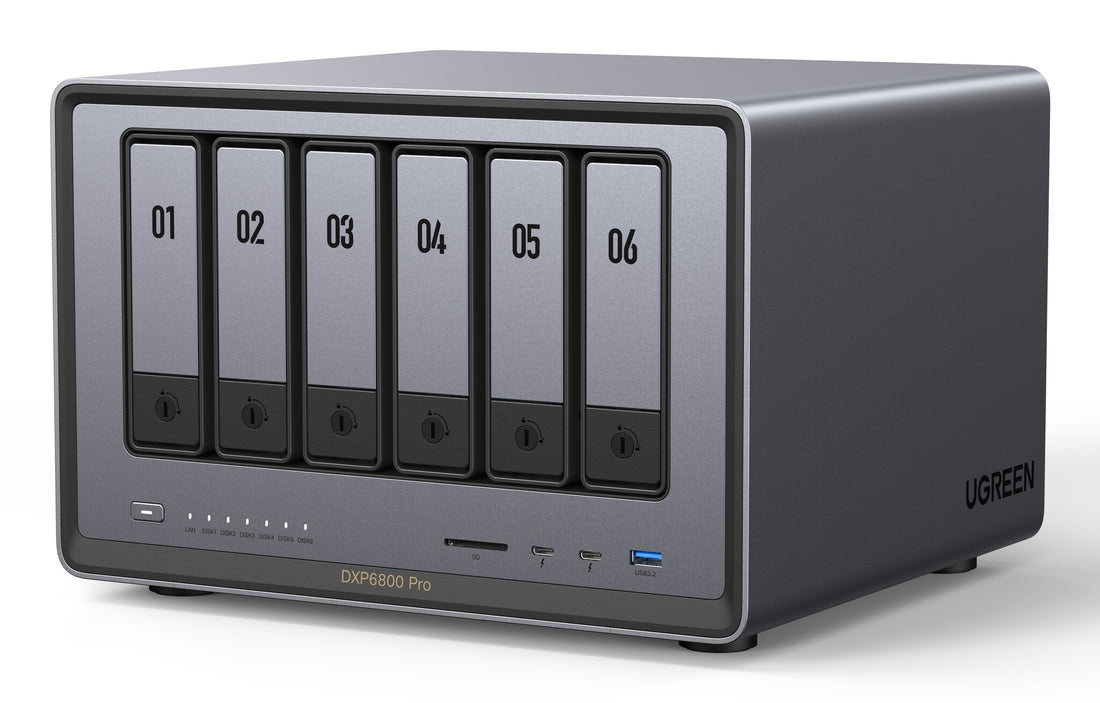 Ugreen NASync DXP6800Pro NAS Desktop Intel Core i5 i5-1235U 8 GB DDR5 UGOS Pro Black, Grey - image 12