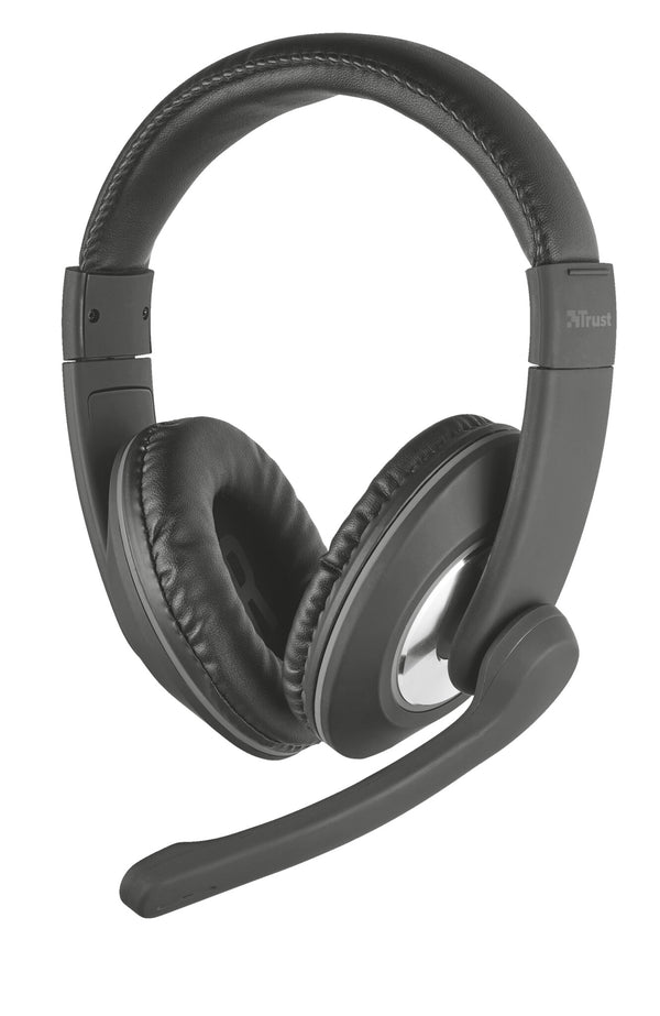 Trust 21662 headphones/headset Wired Head-band Calls/Music Black
