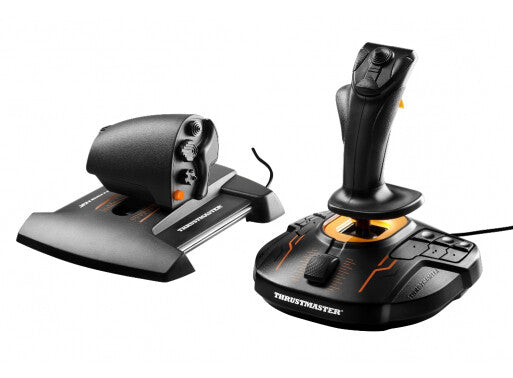 Thrustmaster T-16000M FCS Hotas Black, Orange USB Joystick Analogue / Digital PC