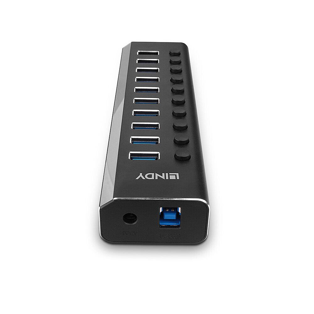 Lindy 10 Port USB 3.0 Hub with On/Off Switches - image 3