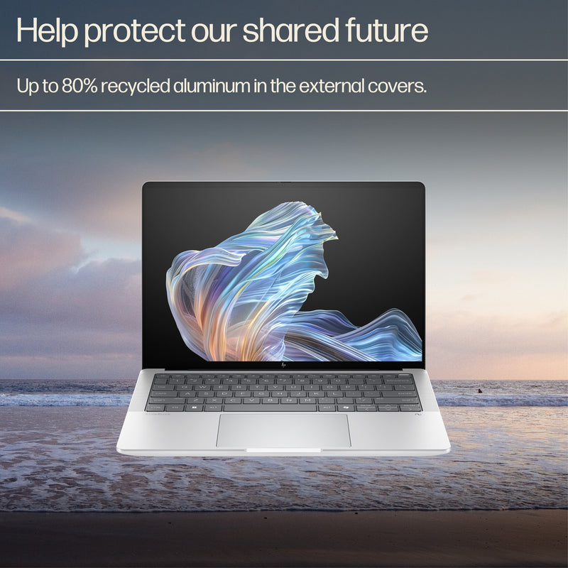 HP EliteBook G1a AMD Ryzen AI 9 HX 375 Laptop 35.6 cm (14") Touchscreen 2.8K 64 GB LPDDR5x-SDRAM 1 TB SSD Wi-Fi 7 (802.11be) Windows 11 Pro Silver