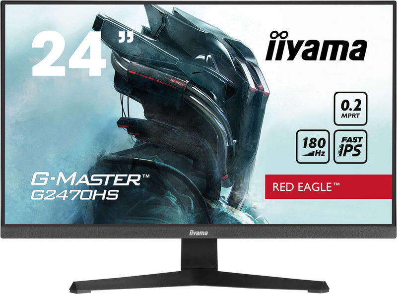 iiyama G-MASTER 23.8" FHD 180Hz Gaming Monitor (G2470HS-B1)