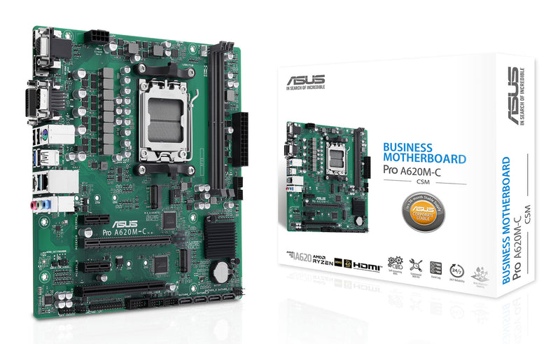 ASUS PRO A620M-C-CSM AMD A620 Socket AM5 micro ATX