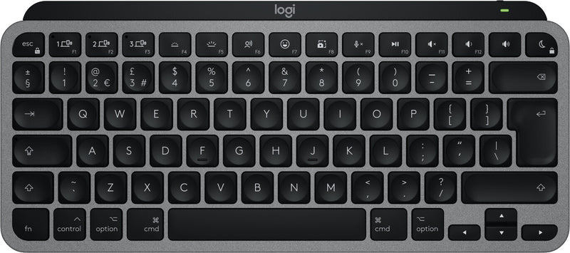 Logitech MX Keys Mini For Mac keyboard Home/Office Bluetooth QWERTY UK English Black, Grey