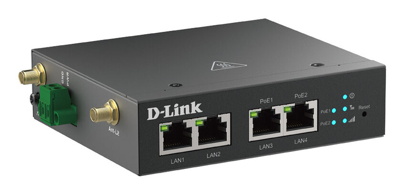 D-Link DWM-314-TP/B 4G LTE M2M VPN PoE+ Router