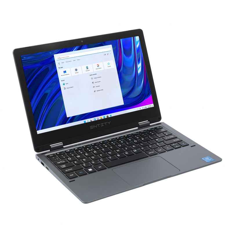Entity Book 11.6" 2in1 Convertible Targa Laptop, Intel® Celeron® Dual-Core N4020, 11.6" HD Touchscreen, 4GB RAM, 128GB Storage, Windows 11 Home
