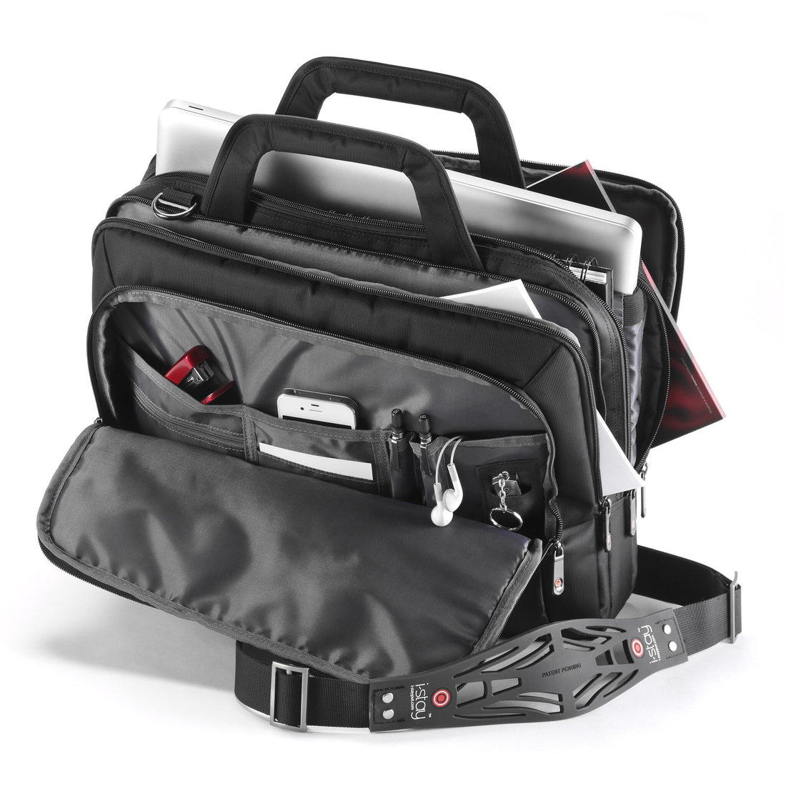 i-stay Launch Laptop Organiser 16" Messenger case Black - image 2