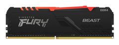 Kingston Technology FURY Beast RGB memory module 8 GB 1 x 8 GB DDR4 3600 MHz