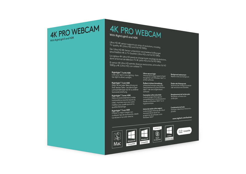 Logitech BRIO ULTRA HD PRO BUSINESS WEBCAM