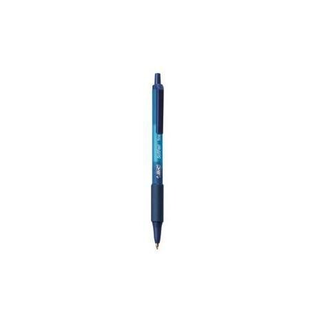 BIC 837398 ballpoint pen Blue Clip-on retractable ballpoint pen 12