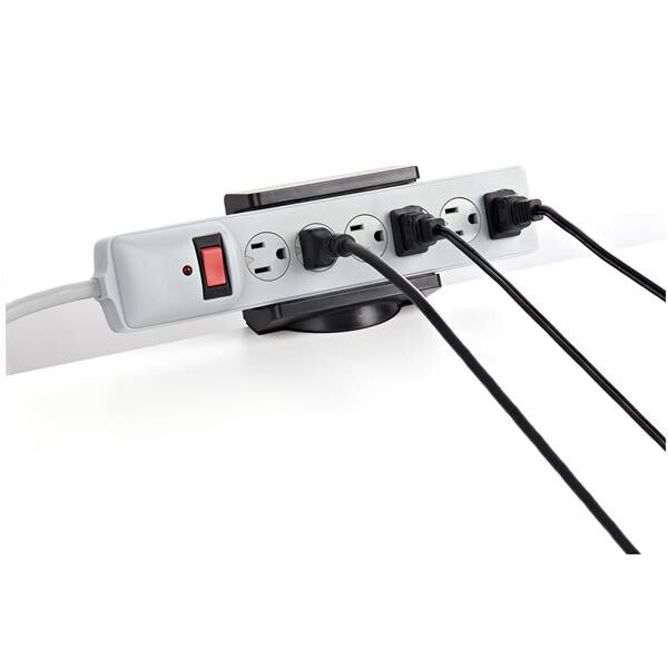 StarTech.com Universal Power Strip Desk Mount - Adjustable - Table Clamp Power Strip Holder - image 5