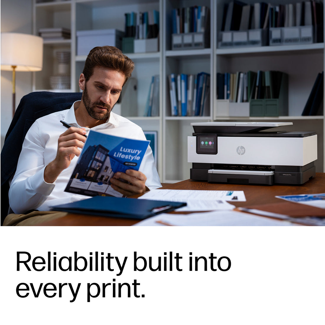 HP OfficeJet Pro Wireless Color Printer, Instant Ink; Two-sided printing - image 4