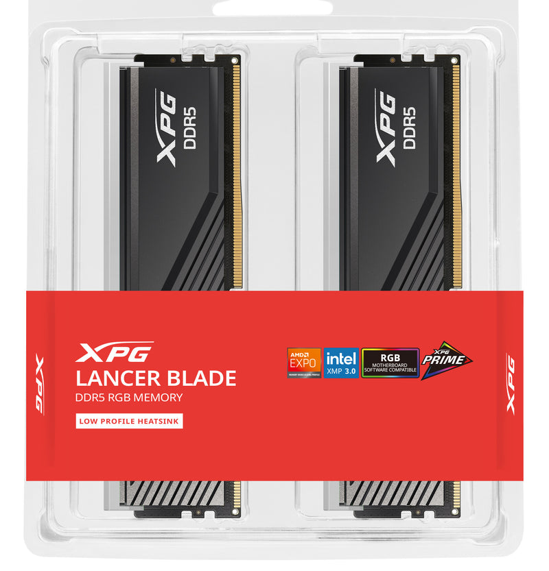 XPG LANCER BLADE RGB DDR5 memory module 32 GB 2 x 16 GB 6000 MHz ECC