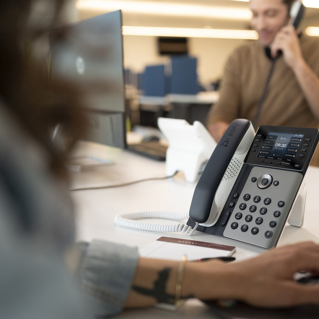 Poly Edge E350 IP Phone and PoE-enabled - image 3