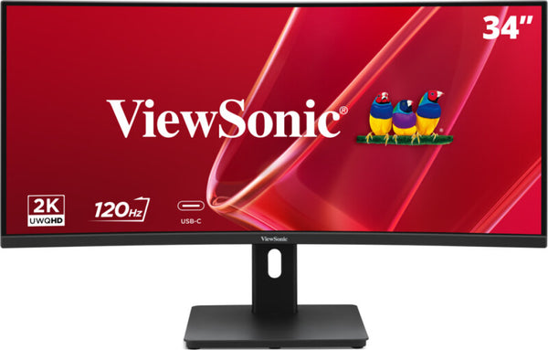 Viewsonic VA 34” 120Hz UWQHD Curved Monitor with KVM Switch