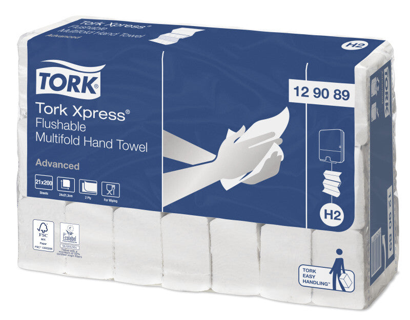 Tork 129089 paper towels 200 sheets White