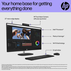 HP 27 inch All-in-One 27-cr0045na PC Intel® Core™ i5 i5-1335U 8 GB DDR4-SDRAM 512 GB SSD