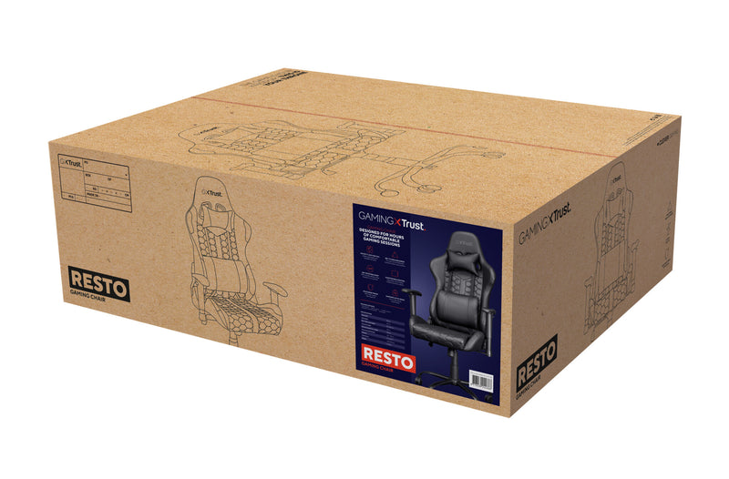 Trust GXT 708 Resto Universal gaming chair Black