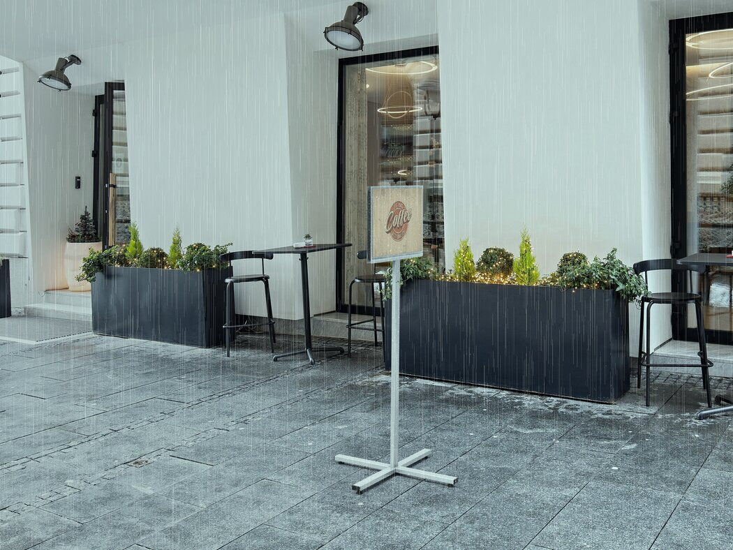 Durable 502957 sign holder/information stand A3 Stainless steel Anthracite, Grey - image 4
