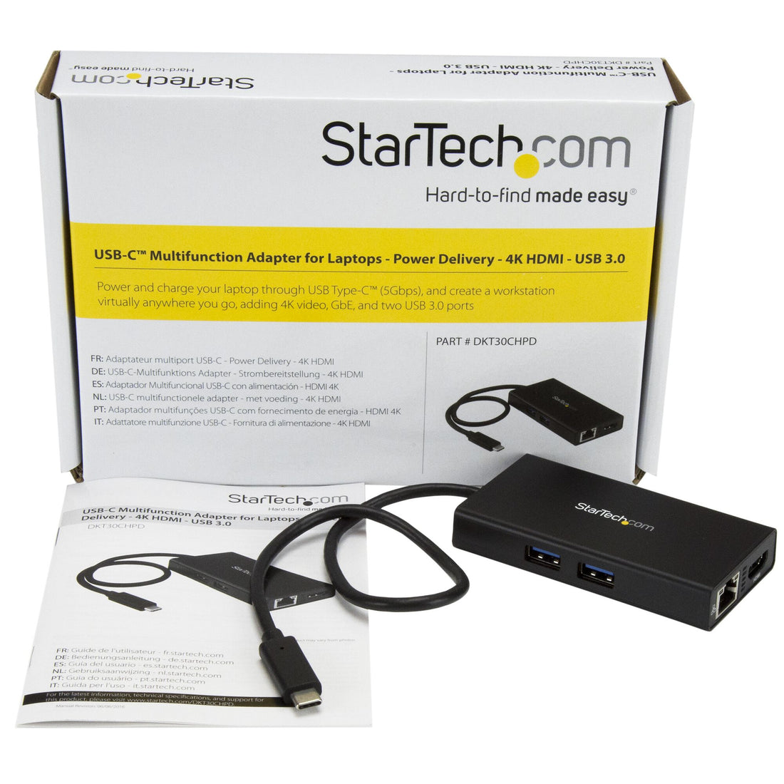 StarTech.com USB-C Multiport Adapter - USB-C Travel Docking Station with 4K HDMI - 60W Power Delivery - image 8