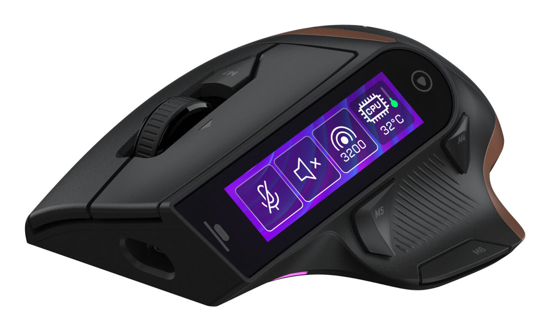 Turtle Beach Command Series MC7 Wireless Gaming Mouse - Built-In Touchscreen Command Display, True 8K Polling