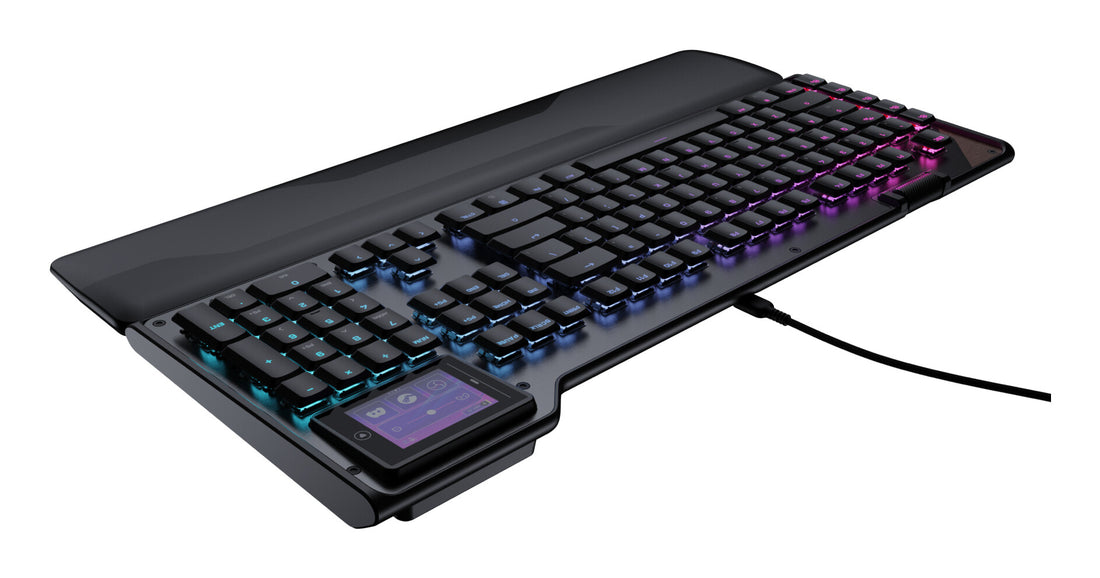 Turtle Beach Command Series KB5 Full-Size Wired Mechanical Gaming Keyboard with 2.4” Touchscreen, Titan - image 7