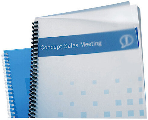 GBC Binding Cover Poly Clear View A4 300 Micron Frosted