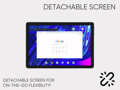 Entity Tab G10 10.1 32GB WI-FI + Soft Keyboard Gen 2 Allwinner 4 GB Wi-Fi 5 (802.11ac) Android 14 Grey
