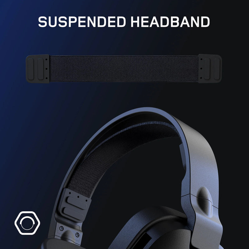 Gioteck TX5UNI-11-MU headphones/headset Wired & Wireless Head-band Gaming Black