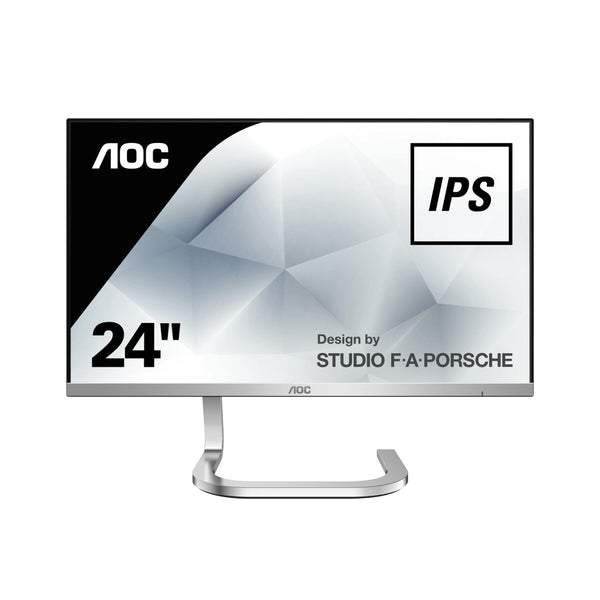 AOC 24" Full HD Monitor, Silver (PDS241)